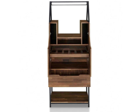 Robble - Hickory Wine Cabinet