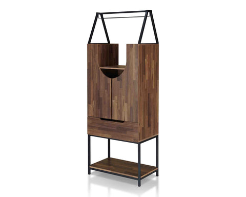 Robble - Hickory Wine Cabinet